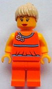 Lego Brand Store Female, Orange Halter Top (no back printing) {Saarbrücken} 