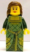 Lego Brand Store Female, Green Princess (no back printing) {Lille} 