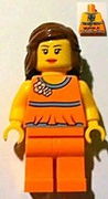 Lego Brand Store Female, Orange Halter Top - Alpharetta 