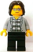 Lego Brand Store Male, Jail Prisoner Jacket over Prison Stripes (no specific back printing) {Leeds} 