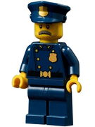 Police Officer, Moustache (1940s Era) 