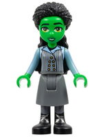 Elphaba - Dark Bluish Gray Skirt, Black Boots