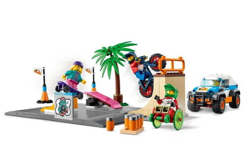 乐高 LEGO 城市60290 滑板公园 2021速拼评测