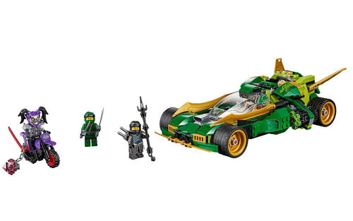 乐高 LEGO 70641 幻影忍者 劳埃德的高速连发夜行战车 拼搭搬砖视频