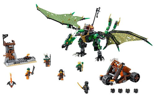 乐高 LEGO 70593 幻影忍者 绿色神龙 速拼评测