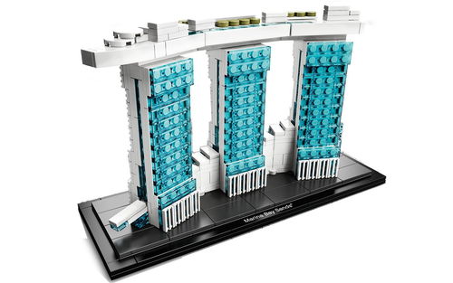 乐高 LEGO 21021 建筑系列 滨海湾金沙酒店 2013速拼评测