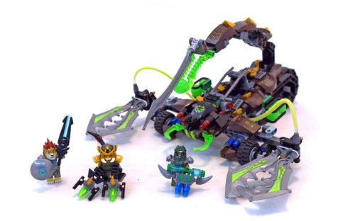 乐高 LEGO 70132 Chima 气功传奇 蝎斯狂的毒刺战车 2014速拼评测