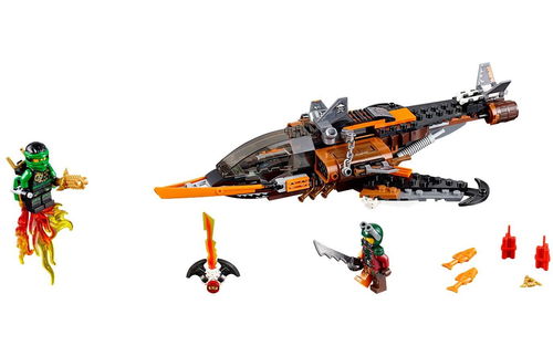 乐高 LEGO 70601 幻影忍者 飞鲨战斗机 速拼评测