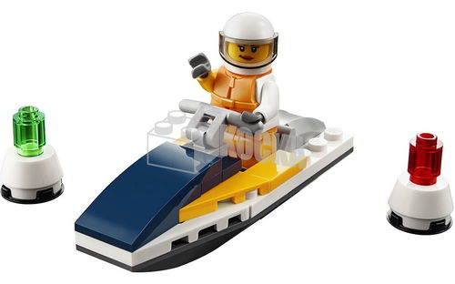 乐高 LEGO 30363 城市系列 赛艇拼砌包 2019速拼评测