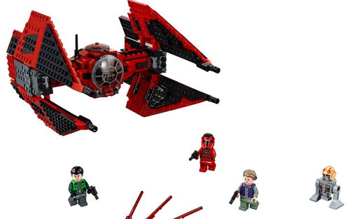 乐高 LEGO 75240 星球大战 绯红钛战机 2019速拼评测