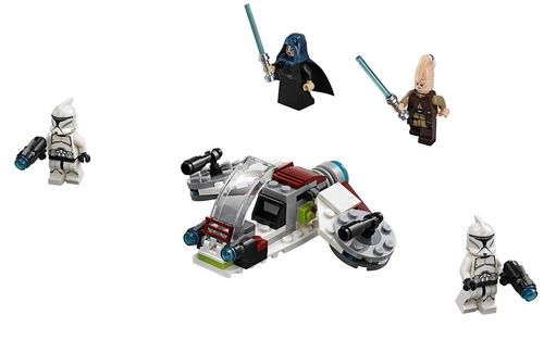 乐高 LEGO 75206 星球大战 绝地武士克隆兵战斗套装 2018速拼评测