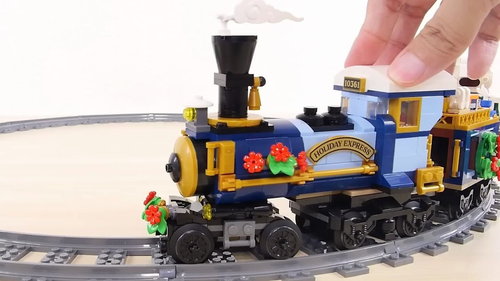 乐高 Icons 圣诞 Holiday Express Train 10361 评测