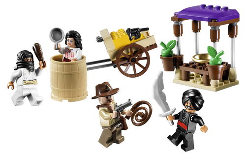 乐高 LEGO 7195 夺宝奇兵 开罗伏击战 2009速拼评测