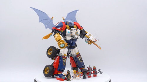 乐高 幻影忍者 Zane s Ultra Combiner Mech 71834 评测
