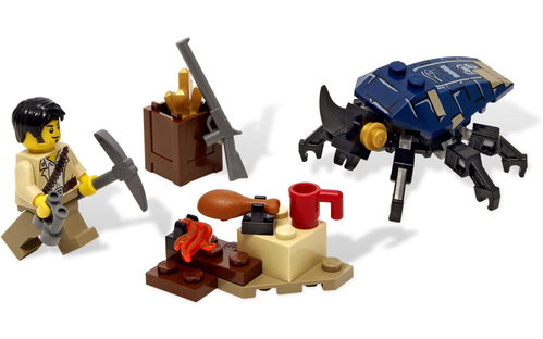 乐高 LEGO 7305 埃及法老 圣甲虫攻击 2010速拼评测