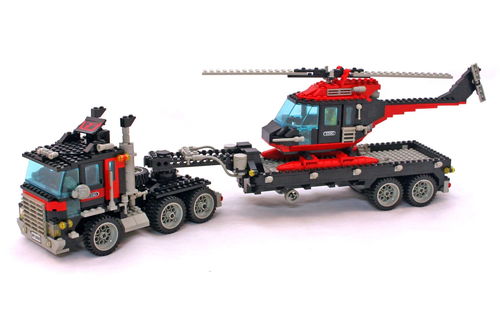 乐高 LEGO 5590 Model Team 直升机超级运输车 1990速拼评测