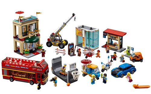 乐高 LEGO 60200 城市系列 城市中心广场 2018速拼评测