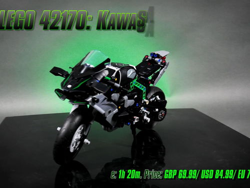 乐高科技  Kawasaki Ninja H2R 42170 深度评测