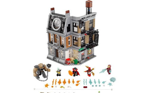乐高 LEGO 76108 超级英雄 复仇者联盟3 奇异博士至圣所大对决 2018速拼评测