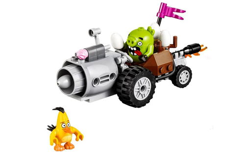 乐高 LEGO 75821 愤怒的小鸟 猪车大逃亡 2016速拼评测