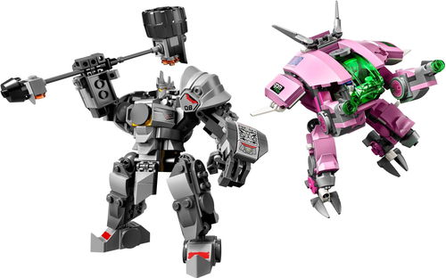 乐高 LEGO 75973 守望先锋 D.VA对战莱因哈特 速拼评测