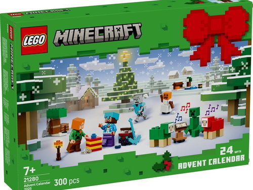 乐高 我的世界 21280 乐高我的世界2025年圣诞倒数日历 速组评测