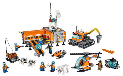 乐高 LEGO 60036 城市系列 北极宿营基地极地大本营 2014速拼评测