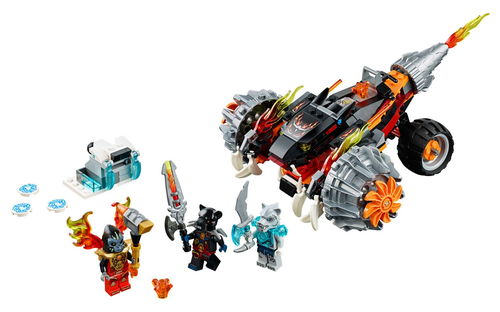 乐高 LEGO 70222 Chima 气功传奇 虎参谋的双面黑火战车 2015速拼评测