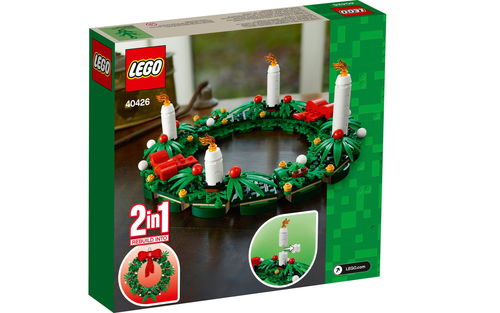乐高 LEGO 40426 圣诞节花环 2合1 2020速拼评测