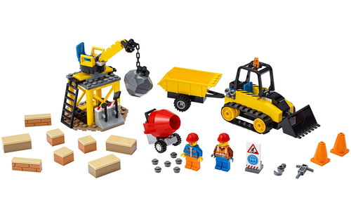乐高 LEGO 60252 城市系列 工程推土机 2020速拼评测