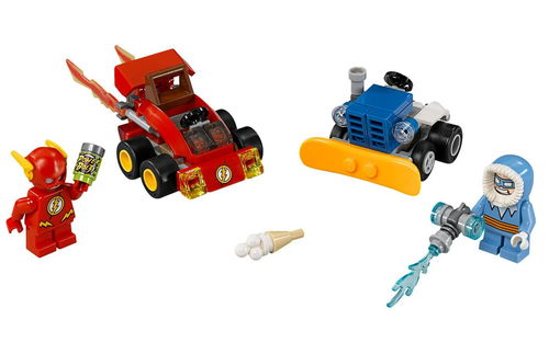 乐高 LEGO 76063 超级英雄 迷你战车 碰碰车 闪电侠vs冰冻队长 2016速拼评测