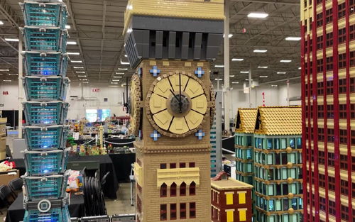 超大型乐高城市沙盘 BrickFair VA 2022