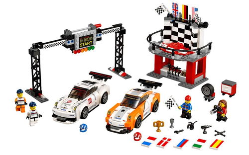 乐高 LEGO 75912 Speed 超级赛车系列 保时捷911GT终点线 2015速拼评测