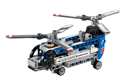 乐高 LEGO 42020 科技机械组 双旋翼直升机 2014速拼评测