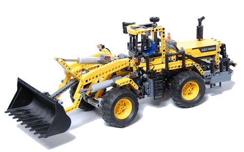 乐高 LEGO 8265 科技机械组 前端装载推土机 2009速拼评测