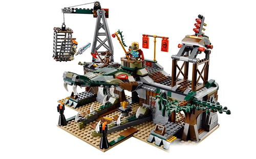乐高 LEGO 70014 Chima 气功传奇 鳄鱼沼泽藏身处 2014速拼评测