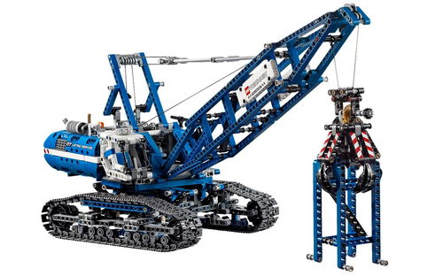 乐高 LEGO 42042 科技机械组 履带式起重机  2015速拼评测