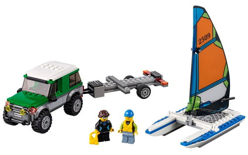 乐高 LEGO 60149 城市系列 风帆和沙滩车 2017速拼评测