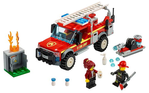 乐高 LEGO 60231 城市系列 消防队长应急卡车 2019速拼评测