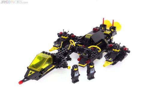 10355原型 乐高 Classic 1987版 Blacktron Renegade 6954 评测