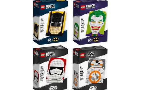乐高 LEGO  40386 40391 40428 40431 蝙蝠侠 暴风兵 小丑 BB-8砖画 合集 2020速拼评测