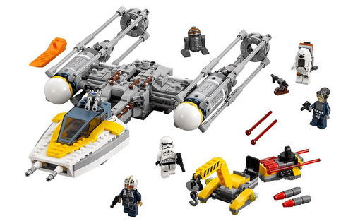 乐高 LEGO 75172 星球大战 Y翼星际战机 2017速拼评测