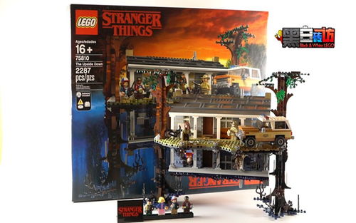 乐高第一款恐怖题材旗舰，网飞怪奇物语！【黑白评测】★乐高LEGO★怪奇物语75810逆世界