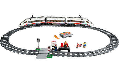 乐高 LEGO 60051 城市系列 电动遥控火车 高速客运列车 2014速拼评测