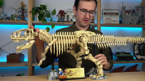 乐高侏罗纪世界  霸王龙化石 Dinosaur Fossils Tyrannosaurus rex 76968 评测