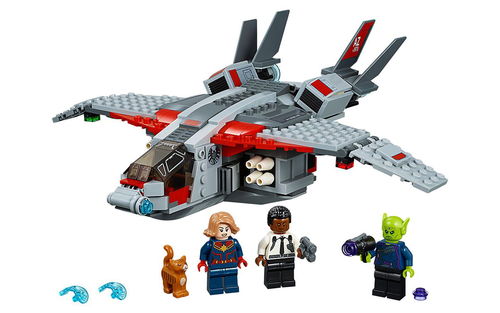 乐高 LEGO 76127 超级英雄 惊奇队长大战斯克鲁尔人 2019速拼评测