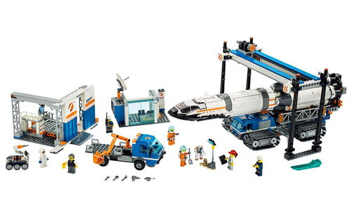 乐高 LEGO 60229 城市系列 火箭组装与运载中心 2019速拼评测