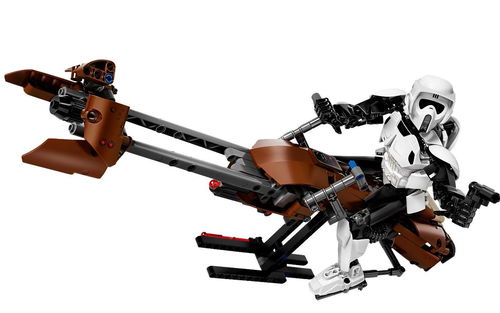 乐高 LEGO 75532 星球大战 侦查骑兵和极速机车 2017速拼评测