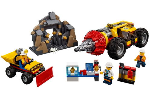 乐高 LEGO 60186 城市系列 重型采矿钻孔机 2018速拼评测
