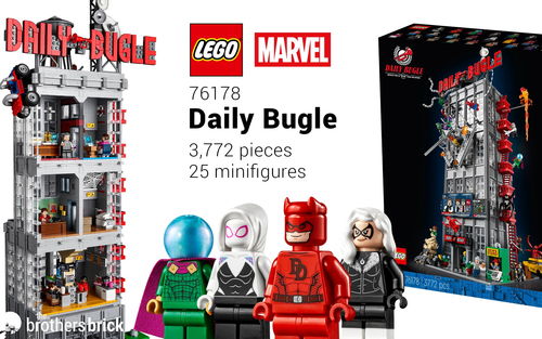 乐高 LEGO 76178 超级英雄蜘蛛侠号角日报大楼 2021速拼评测